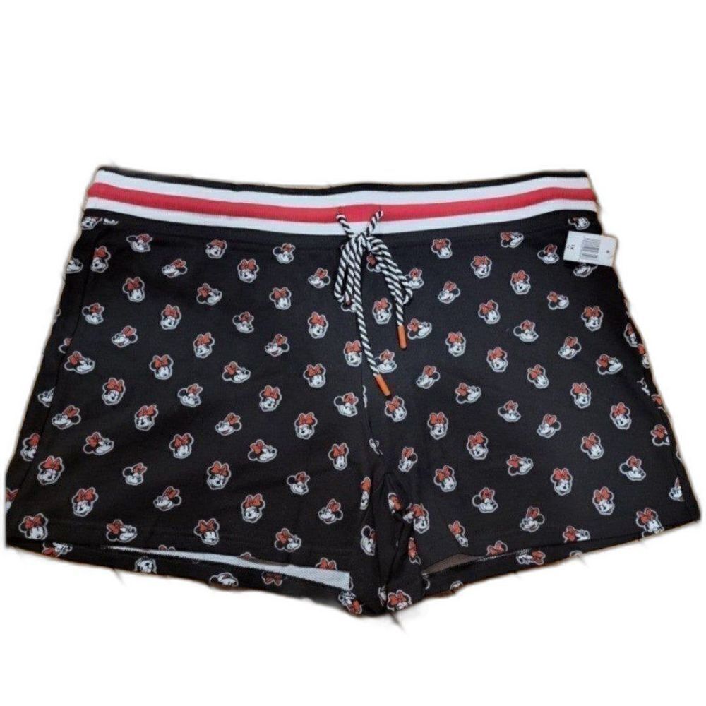 Disney Women's Lounge Shorts Minnie Mouse Plus Size 1X